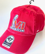 Load image into Gallery viewer, Super Bowl LVI (56) 2022 Commemorative Red Ball Cap by &#39;47 Brand