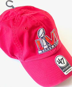 Super Bowl LVI (56) 2022 Commemorative Red Ball Cap by '47 Brand