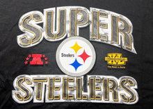 Load image into Gallery viewer, Pittsburgh Steelers NFL Super Bowl XL Adult Large &quot;Super Steelers&quot; Black T-Shirt