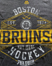 Load image into Gallery viewer, Boston Bruins 2016 NHL &quot;EST. 1924&quot; Adult Medium Gray T-Shirt by Majestic