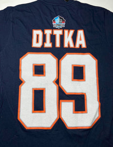 Mike Ditka #89 2013 NFL Chicago Bears Adult Small Black Jersey T-Shirt by NFL Team Apparel