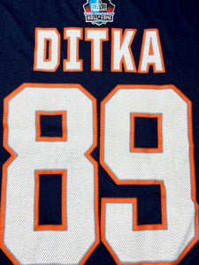 Mike Ditka #89 2013 NFL Chicago Bears Adult Small Black Jersey T-Shirt by NFL Team Apparel