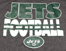 Load image into Gallery viewer, New York Jets 2015 NFL Adult Small Gray Logo T-Shirt by Majestic