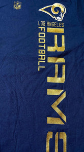 Los Angeles Rams 2013 NFL Vertical Print Blue Youth Large (14-16) T-Shirt By NFL Team Apparel