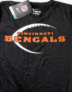 Cincinnati Bengals 2016 NFL "Football" Dri-Fit Youth Black T-Shirt by NFL Team Apparel
