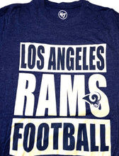 Load image into Gallery viewer, Los Angeles Rams NFL Blue Adult Small Long Sleeve T-Shirt By &#39;47 Brand