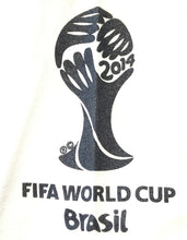Load image into Gallery viewer, World Cup Soccer 2014 Adult Medium White T-Shirt by FIFA World Cup