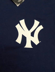 Derek Jeter 2012 MLB NY Yankees Adult Medium Blue Jersey Style T-Shirt By Majestic
