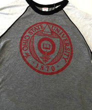 Load image into Gallery viewer, Ohio State Buckeyes NCAA Women&#39;s Gray &quot;1870&quot; Women&#39;s X-Small T-Shirt (Used) by Homage