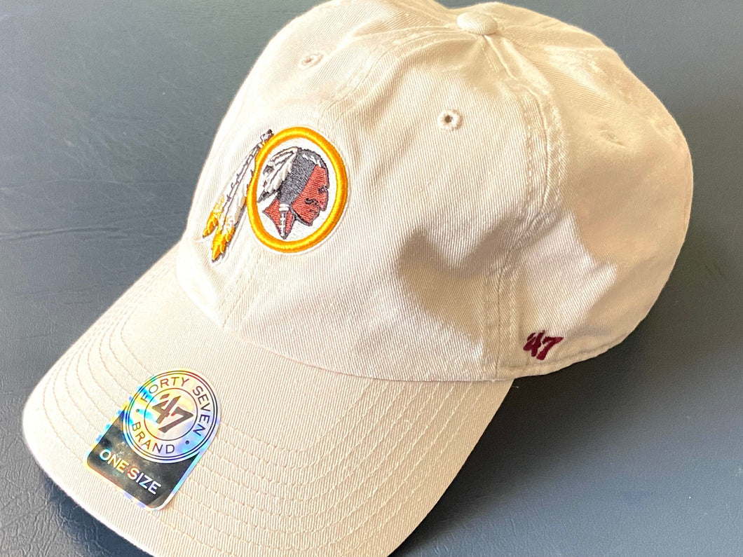 Washington Redskins 2012 NFL Unstructured Beige Logo Hat by '47 Brand
